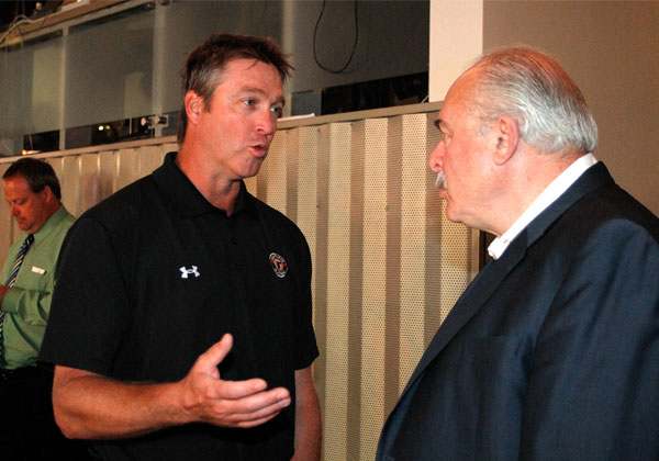 Patrick Roy will re-join his old team, the Avalanche. This time as the head coach, according to reports. (Justin K. Aller/Getty Images)